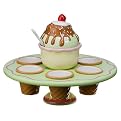 Lazy-Susan Ice Cream Server