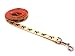 XSmall Tan/Terrier Dog Leash - Nylon Webbing: 1/2" wide, 4ft length.,-1
