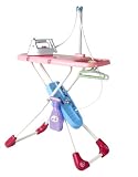 Coloma 90486-37 - B&uuml;gelbrett  Baby Princess mit T&ouml;nen mit 4 Zubeh&ouml;rteilen, wei&szlig;, rosa, blau
