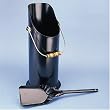 Black Coal Carrier and Shovel Set for Fireplace