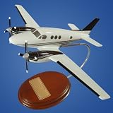 C-90 Kingair Desktop Wood Model Plane / Unique and Perfect Gift Idea