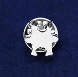 Autism Pin-Small Silver Puzzle Piece Tac Pin (50 Pins)