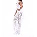 Sexy New Women Sheer Hot Bodycon Sleeveless Party Club White Long Maxi Dress Hot