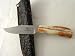 Arno Bernard Knife Vulture Giraffe Bone Buffalo Sheath