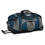 High Sierra 26" Wheeled Duffel with Backpack Straps (Dark Denim, Steel)