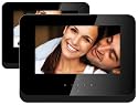 Odys Twin Tragbarer DVD-Player mit Touch-Bedienfeld und zus&auml;tzlichem 17,8 cm (7 Zoll) Bildschirm (USB) schwarz