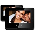 Odys Twin Tragbarer DVD-Player mit Touch-Bedienfeld und zus�tzlichem 17,8 cm (7 Zoll) Bildschirm (USB) schwarz