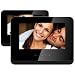 Odys Twin Tragbarer DVD-Player mit Touch-Bedienfeld und zus�tzlichem 17,8 cm (7 Zoll) Bildschirm (USB) schwarz