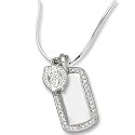 Boston Celtics 3/8â Sterling Silver Mini Dog Tag