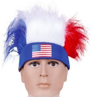 2014 Brazil Fifa World Cup Afro Wig Football Sports Fan Costumes Wig (USA)