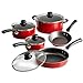 Tramontina 9-Piece Simple Cooking Nonstick Cookware Set - Red