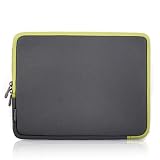 CaseCrown Fashion Neoprene Case with Handle and Hard Stand (Grey) for Toshiba Thrive 10.1-Inch Android Tablet