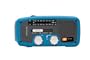 Et�n FR160BL Microlink Self-Powered AM/FM/NOAA Weather Radio with Flashlight, Solar Power and Cell Phone Charger (Blue)
