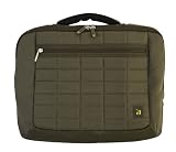 AVEC 15.4 Inch Quilted Laptop Bag and Case - Olive