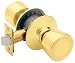 Schlage F10VBEL605 Bell Passage Knob, Bright Brass