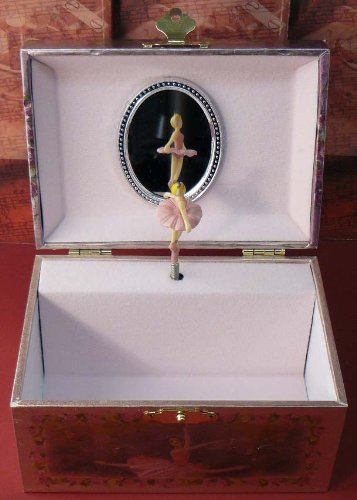 WP Spieluhr 6021561 - "Truhe Ballerina Roses" 