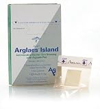 Medline Arglaes Island Wound Dressing 4 x 4-3/4
