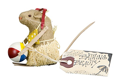 Bathing Beauty Mouse Ornament By Primitives By Kathy Bathing Beauty Mouse Ornament By Primitives By Kathy