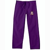 LSU Tigers NCAA Classic Scrub Pant (Purple) (3X Large)