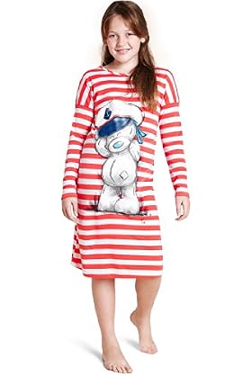 Tatty Teddy Sailor Striped Nightdress