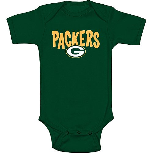 Reebok Green Bay Packers Newborn Creeper 18 Months