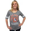 NFL Women's Denver Broncos Vintage Triblend Short Sleeve Crew Neck Tee