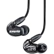 Shure SE SE215-K - Single Dynamic MicroDriver Sound Isolating In Ear Earphones, Black
