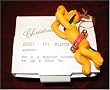 DISNEY Christmas Magic PLUTO Ornament GROLIER 26231-111