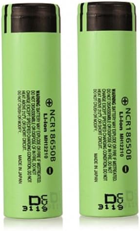 2PCS NCR 18650B 3400mAH 18650 3.7 V Lithium Rechargeable Battery