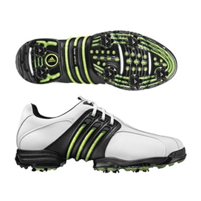 Adidas 2008 Men’s Tour 360 II Golf Shoe - White / Graphite / Slime - 737226 Picture