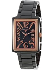Swiss Legend Womens 10034-BKBRA Bella Black Mother-Of-Pearl Dial Black High Tech Ceramic Watch