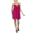Juniors' Xhilaration&reg; Spaghetti Strap Babydoll Dress - Fiery Pink