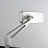 Classic Silver rectangular mirrors motorcycle sportster bobber cruiser street naked... by Magazi