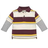 faux-layered polo(mahogany 24mos)