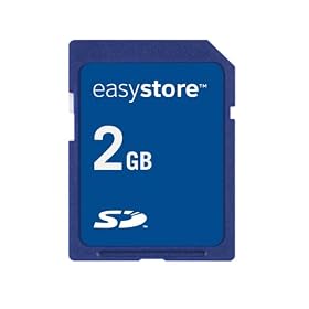 EasyStore 2GB SD Card (SDSDES-002G-G11, Retail Package)