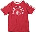 Louisville Cardinals Vintage T-Shirt: adidas Red Retro 3 Stripe NCAA Raglan T-Shirt