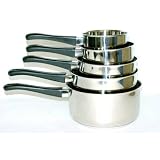 LOT DE 5 CASSEROLES HORA INOX TRIPLE FOND A07-0624par Starlit42