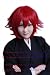 HOT sexy Light Red Fluffy Curly Anime cosplay wigs party Masquerade boys girls 30cm
