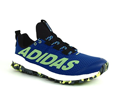 adidas Performance Men's Vigor 6 TR M Running Shoe,Blue/Solar Yellow/Grey,10.5 M US