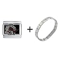 Nba Toronto Raptors Italian Charm Bracelet