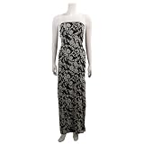 Formal Evening Gown. Strapless Beaded Dress for Prom, Party, Homecoming by Sean Collection (8120)