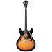 Washburn HB30TSK Hollow Body Electric Guitar with Tobacco Sunburst Finish
