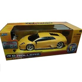 Jada Dub City RC Roller$ Metallic Orange 1:16 Scale Lamborghini Murcielago Radio Control Car