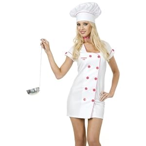 Sexy Chef Outfit Cook Uniform Adult Halloween Costume