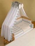 FabiMax Beistellbett / Stubenbett BabyMax classic mit Vollausstattung Emily, 3 Farben zur Auswahl