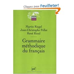 Grammaire m�thodique du fran�ais