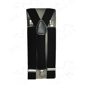 Braces Ideal for Ski / Snowboard Trousers Teen/Adults Black