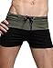 Godsen Men's Swimming Trunks Boxer Brief,black Soft Briefs