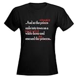Twilight- ...Vampire rode in...- Womens Dark T- Twilight Womens Dark T-Shirt by CafePress