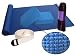 GOGO™ Premium Navy-blue Yoga Fitness Kit (Mat, Block, Strap, Mat Bag) - 1/4